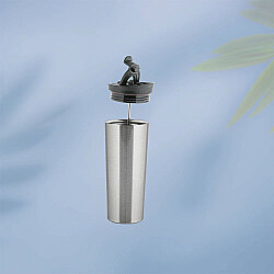 3754-k French Press Termos Kırmızı 450 ML - 2