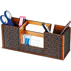 Ah-3240 Ahşap Organizer 7,5 x 9 x 23,4 Cm - 