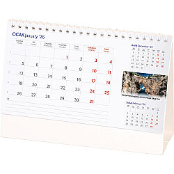 Amt-03-ambr Anadolu Masa Takvimi Amerikan - Bristol 20 x 14 x 7 Cm - 