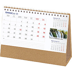 Amt-03-krft Anadolu Masa Takvimi Kraft - Taslama 20 x 14 x 7 Cm - 