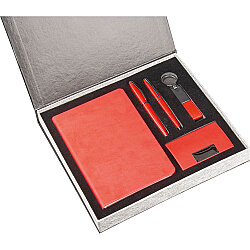 Aydın-k Hediyelik Set Kırmızı 28 x 26 x 3,5 Cm - 