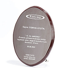 Bk-77 Ahşap Plaket 23,5 x 18,3 Cm - 