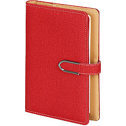 Burgaz-k Kılıflı Defter Kırmızı 14,5 x 23 Cm - 
