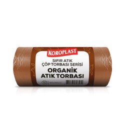 Koroplast Organik Atıklar 80*110 Kahverengi 10'lu Çöp Poşeti 440 Gr. - 2