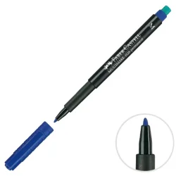 Faber Castell Multimark 1525 Permanent Mavi M - 2