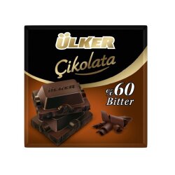 Ülker Çikolata Kare 60 Gr.bitter %60 x6 - ÜLKER