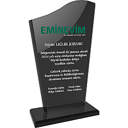Ekt-108-fm Kristal Plaket Füme 12 x 21 Cm - 