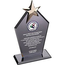 Ekt-170-fm Kristal Plaket Füme 12 x 21 Cm - 