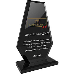 Ekt-280-fm Kristal Plaket Füme 12 x 21 Cm - 
