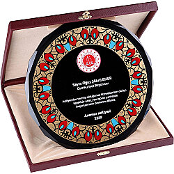 Ekt-300 Kutulu Kristal Plaket 25 x 25 Cm - 