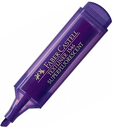 Faber Castell Fosforlu Kalem Şeffaf 1546 Mor - FABER CASTELL