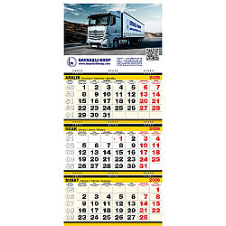 Gmc-08 Büyük Boy Gemici Takvim 33 x 73 Cm - 