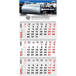 Gmc-18 Jumbo Taslama Gemici Takvim 39,6 x 83 Cm - 