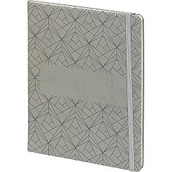Güngören-desenli-g Tarihsiz Defter Gri 19,5 x 25 Cm - 