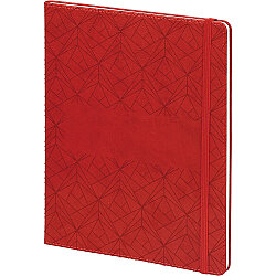 Güngören-desenli-k Tarihsiz Defter Kırmızı 19,5 x 25 Cm - 