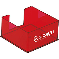 L-6100-k Notluk Kırmızı 9 x 9 x 5 Cm - 