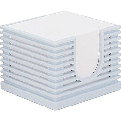 L-710-b Masif Kağıtlık Beyaz 9 x 8 x 6,5 Cm - 