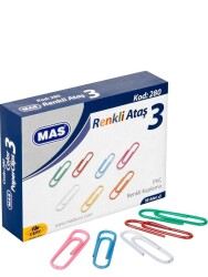 Mas 280 Renkli Ataş Pvc Kaplı 28 Mm - MAS