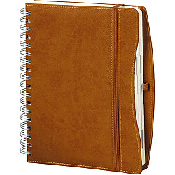 Moda-tb Spiralli Günlük Ajanda Taba 17 x 24 Cm - 