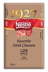 Nestle 1927 Kuvertür Sütlü Çikolata 2,5 Kg - NESTLE