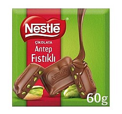 Nestle Classic Kare Antep Fıstıklı Çikolata 60gr. - NESTLE