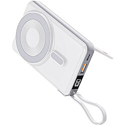 Pwb-10 4 İn 1 Magsafe Powerbank Beyaz 10.000 Mah - 