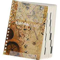 Saı Spiralli Ajanda İçi 17 x 24 Cm - 