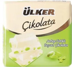 Ülker Çikolata Kare 65 Gr. Beyaz Fıs. - ÜLKER
