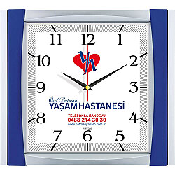 V30-515-l Plastik Duvar Saati 32,5 x 36,5 Cm - 
