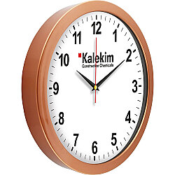 V30-575-b Metalize Duvar Saati Bronz Ø 30 Cm - 