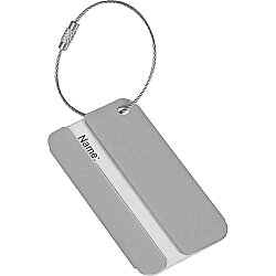 Vlz-01-gm Valiz Etiketi Gümüş 8 x 4,3 Cm - 