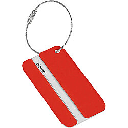 Vlz-01-k Valiz Etiketi Kırmızı 8 x 4,3 Cm - 
